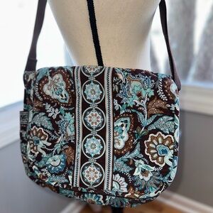 Vera Bradley Java Blue Messenger Bag
